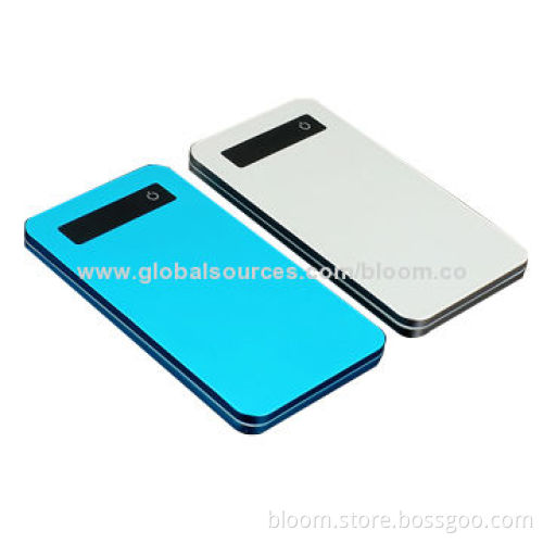 5,000mAh Ultra-thin Mobile Phone Chargers with LED Battery Indicator